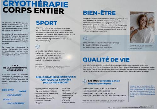 CRYOTHERAPIE CORPS ENTIER