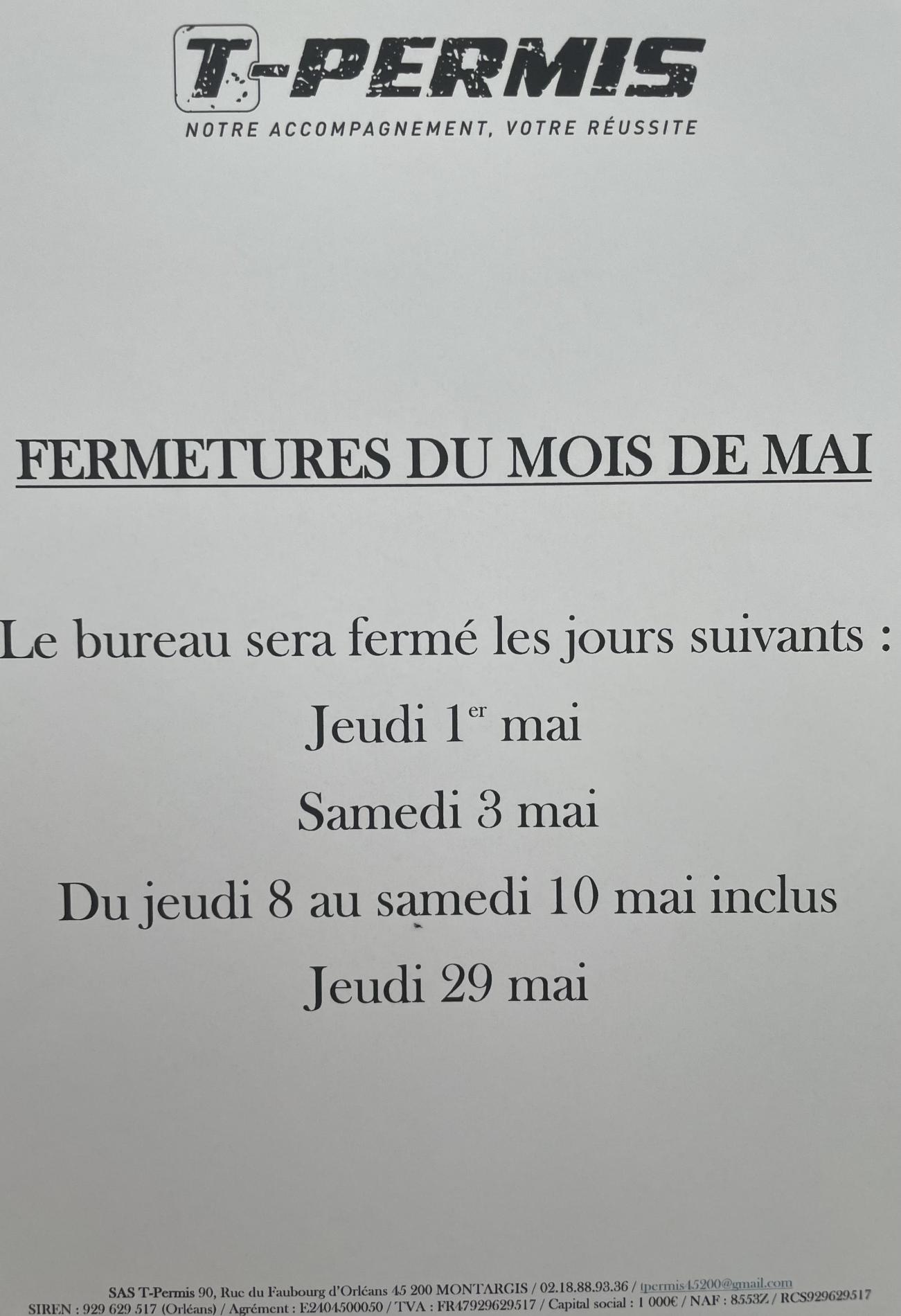 Mois de mai 2025
